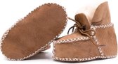 Baby winterschoentjes camelkleur 6  t/m 12 maanden maat 19/21 S