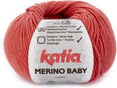 Katia Merino Baby - 77 zalm oranje - 50 gr. = 165 m.