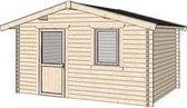 Blokhut Breda, kleurloos geimpregneerd, wanddikte 28 mm 400x500 cm