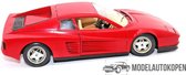 Ferrari Testarossa (1984) (Rood) 1/18 Bburago - Modelauto - Schaalmodel - Model auto - Miniatuurautos
