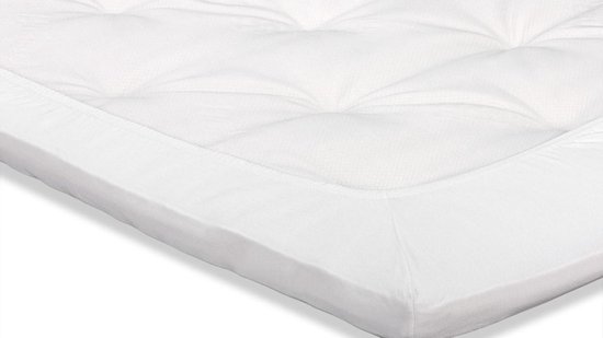 vastleggen klep Smeltend Beter Bed Select Hoeslaken Jersey voor topper - 1+1 gratis -  120x200/210/220 cm - Wit | bol.com