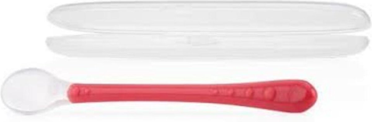 Voedingslepel Zacht Silicone Nuby 6M+ Roze