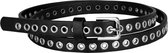 Small eyelet belt black