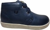 Falcotto effen lederen veter schoenen 1195 navy wit mt 21