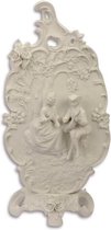 Wanddecoratie - Romantische scene - Porselein - 47,9 cm hoog