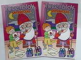 2 Sinterklaas toverblokken - krasblok Sint en Piet