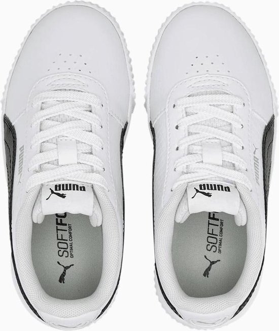 PUMA Carina Snake Jr Sneakers Meisjes - Puma White-Puma Black Maat 38,5 |  bol.com
