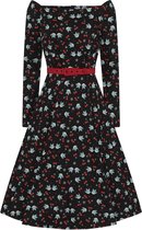 Collectif Meg Swallows & Cherries 50's Swing Jurk Multi