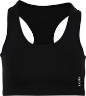 LXURY Dames Cool Crop Top Maat XS - Sporttop - Sporttanktop - Zwart