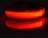 LED halsband voor honden - Rood - XS - Lichtgevende halsbanden voor hond - Puppy halsbandje - Puppie - Halsbandjes - Hondenhalsband met lichtje - Lichtgevend - Licht in het donker