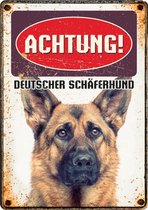 Plenty Gifts Waakbord Hond Deutscher Schäferhund 21 Cm (de)