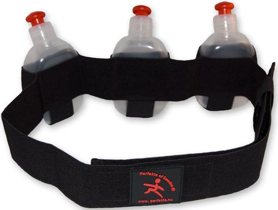 Kampioenschap geweld schipper Perfekta - Hardloop drinkgordel, runningbelt - 3 flesjes, one size fits all  | bol.com