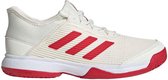 adidas adidas Adizero Club Sportschoenen - Maat 38 2/3 - Unisex - wit/rood