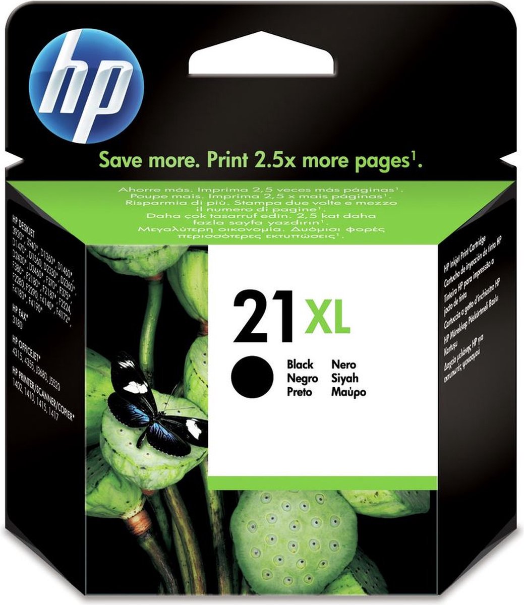 HP 21XL - Inktcartridge / Zwart / Hoge Capaciteit