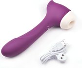 Suction Vibration Clitoral Stimulator Paars - Oplaadbaar - Stimulerend voor clitoris - Spannend voor koppels - Stimulerend voor vrouwen - Sex speeltjes - Sex toys - Erotiek - Sexsp