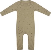 Little Indians Jumpsuit Dots Junior Katoen Groen/zwart Maat 74