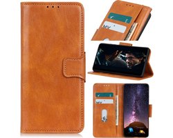 Bestcases Portemonnee Telefoonhoesje Motorola Moto One 5G - Moto G 5G Plus - Bruin