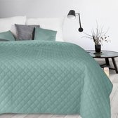 Luxe bed_Beddensprei_brulo_sprei_220X240 cm_turquoise