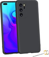 Huawei P40 Zwart siliconen backcover hoesje *LET OP JUISTE MODEL*