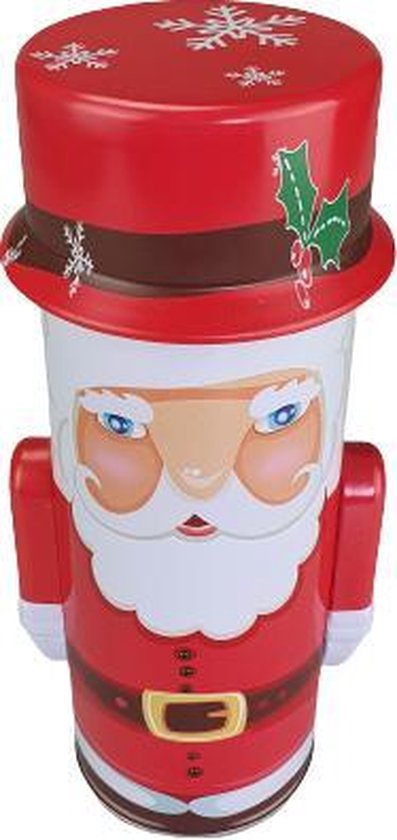 Pot de rangement de Noël - Père Noël - Multicolore - 25 cm
