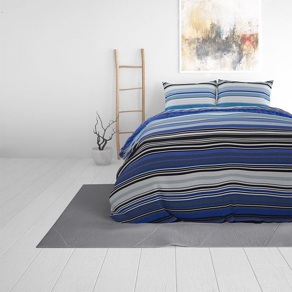 Fresh & Co - Lits-jumeaux Dekbedovertrek Brandy 240x220 cm - Polycotton - Dekbedovertrek met 2 kussenslopen