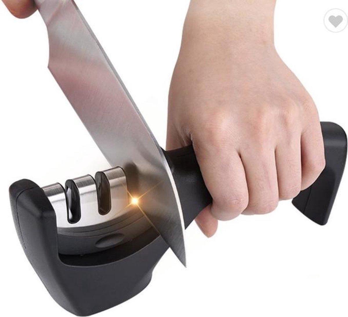 Messenslijper - Zwart - Anti slip - Professioneel slijper - 3 Standen - Ergonomisch