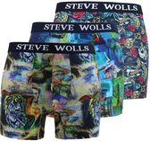 Steve Wolls® - Boxershorts - 3 Pack - Maat M - Set 01