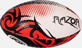 Optimum Razor rugbybal zwart/rood/wit maat 5