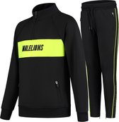 Malelions Junior Sport Uraenium Tracksuit - Black/Neon Yellow