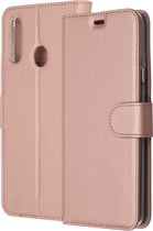 Accezz Wallet Softcase Booktype Samsung Galaxy A20s hoesje - Rosé Goud