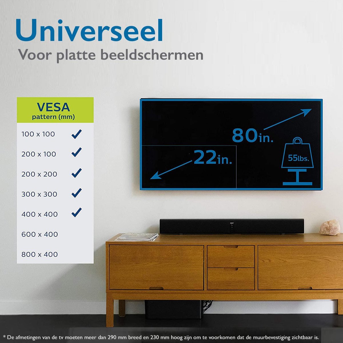 Philips TV Muurbeugel SQM9442/00 - Universeel - Draaibaar - Kantelbaar -  VESA - Max 60... | bol.com