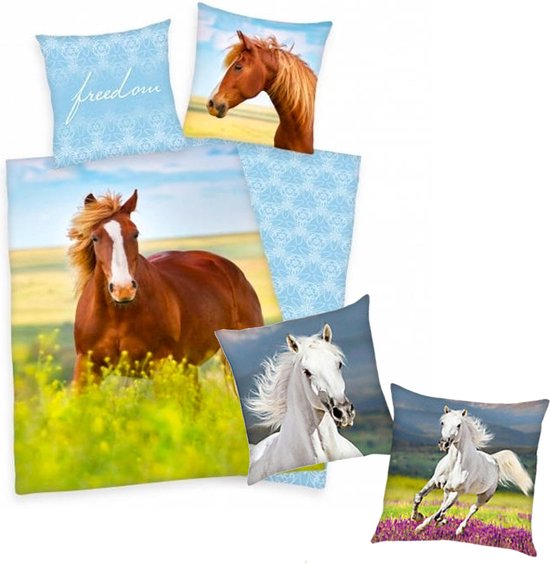 housse de couette chevaux
