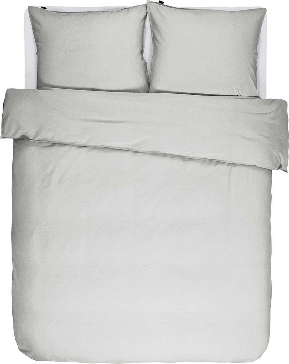 Essenza Guy Dekbedovertrek Zilver - Tweepersoons – 200x200/220 cm