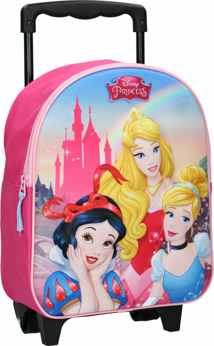 Disney Trolley Rugzak Princess Enchanted 3d - Roze