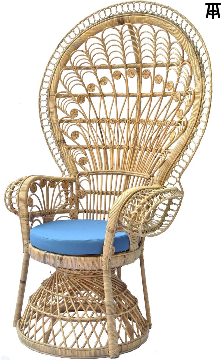 Rotan Pauw stoel - Pauwenstoel - Peacock chair | bol.com