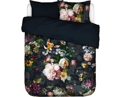 Essenza Fleur Dekbedovertrek Nightblue - Lits-Jumeaux XL – 260x200/220 cm