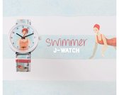 JU'STO J-WATCH horloge - swimmer - 30 mm