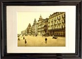 Oud Stadsgezicht Oostende België - Foto Print Wanddecoratie Lijst - 30x20 cm