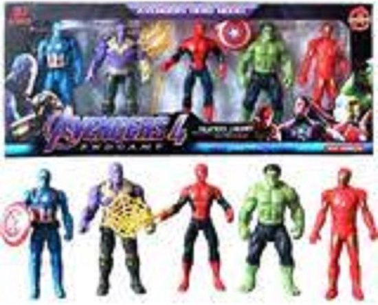 Set de 5 pièces Super Power Hero Model Avengers 4 Endgame | bol.com