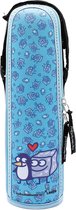 Laken Thermosfles RVS 0,5 L met neopreen cover blauw met rpint