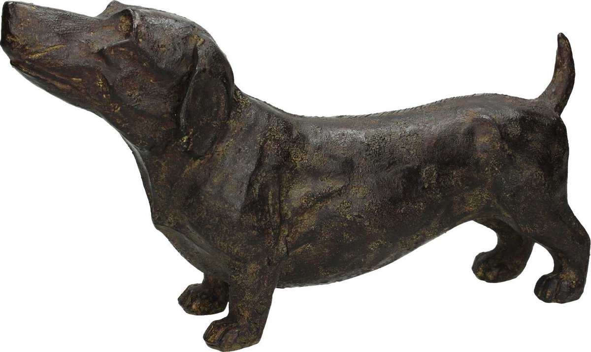 Wants&Needs Ornament Dog Polyresin Bruin 31 X 8 X 17