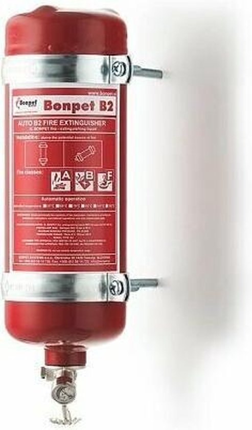 Bonpet  - automaat - blussysteem - 2 liter - automatische - brandbeveiliging - brandveiligheid - blussen
