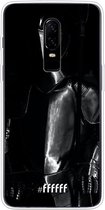 OnePlus 6 Hoesje Transparant TPU Case - Plate Armour #ffffff