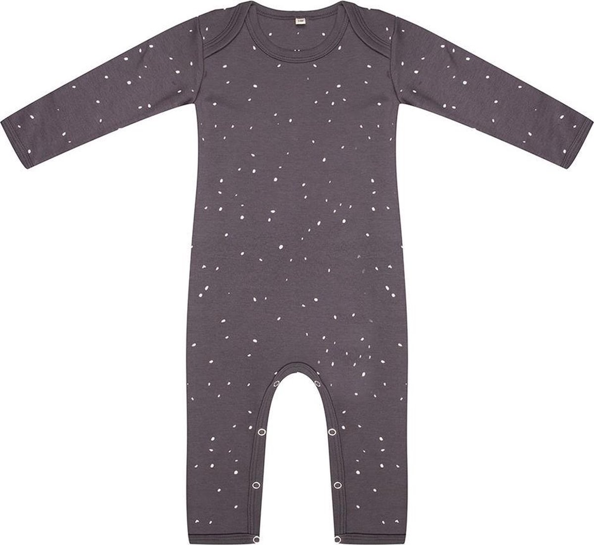 Little Indians Jumpsuit Dots Junior Katoen Grijs/wit Maat 62