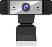 SomStyle Webcam voor PC – Met Microfoon en USB – 1080P Full HD Camera – Streaming