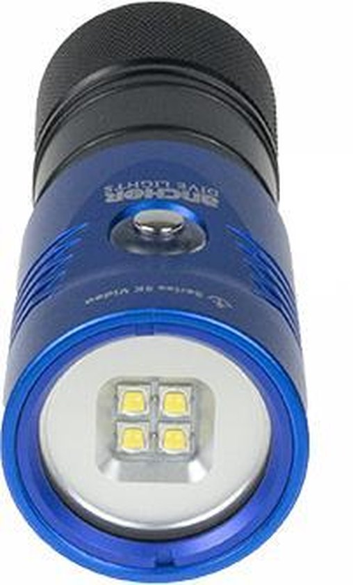 Lumières de plongée d' Anchor | CRUIT - Lampe vidéo | Bleu | Large - 5000 lumens