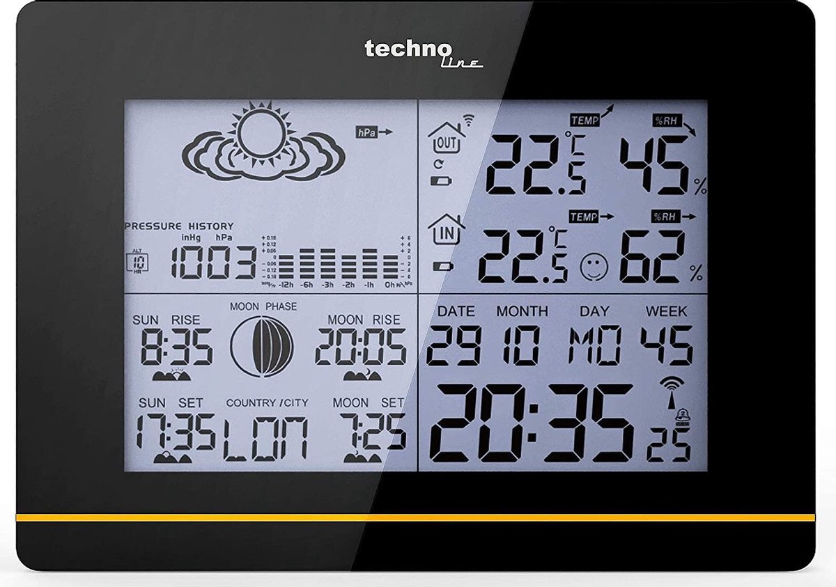 Weerstation met maanfase / thermometer / hygrometer - Technoline WS 6750