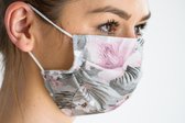 Mondkapje wasbaar - Flowers - Herbruikbaar mondkapje - Stoffen mondmasker - Mondkapje Katoen - Niet-medisch mondkapje