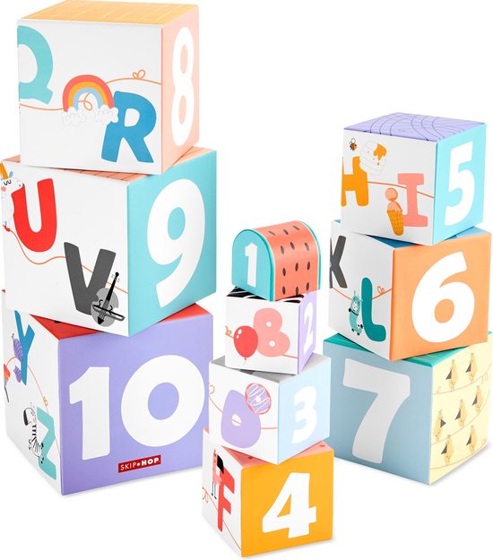 Afbeelding van het spel Skip hop ABC Bouwblokken - Set van 10 Blokken