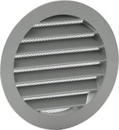 Renson ronde schoepenrooster aluminium met muggengaas diameter 100 mm